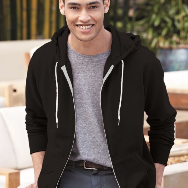 Unisex Lightweight Full-Zip Hooded Fleece Sweatshirt Thumbnail