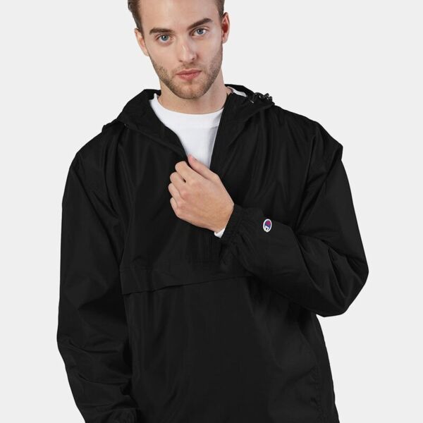 Windbreaker Lightweight Packable Quarter-Zip Jacket Thumbnail
