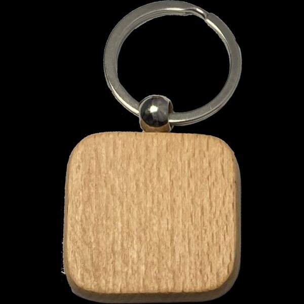 Square Wooden Keychain Thumbnail